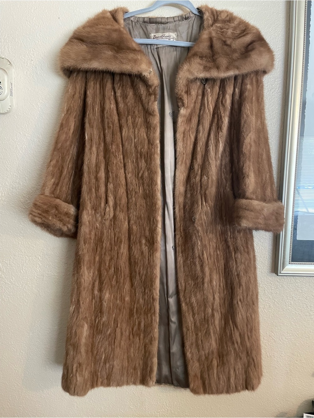 Vintage Brown Fur Coat